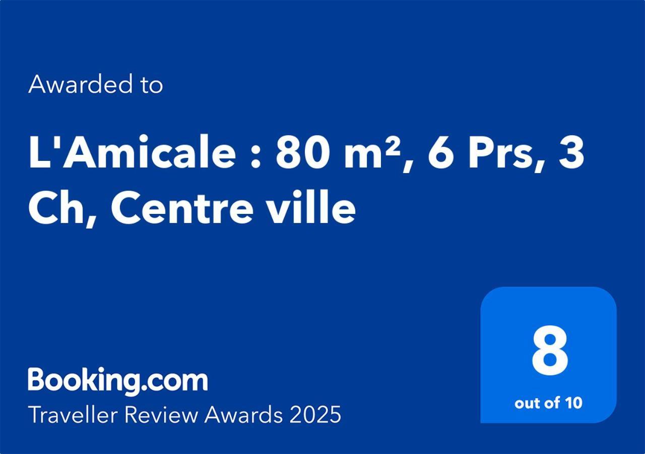 L'Amicale : 80 M², 6 Prs, 3 Ch, Centre Ville Dijon Eksteriør billede